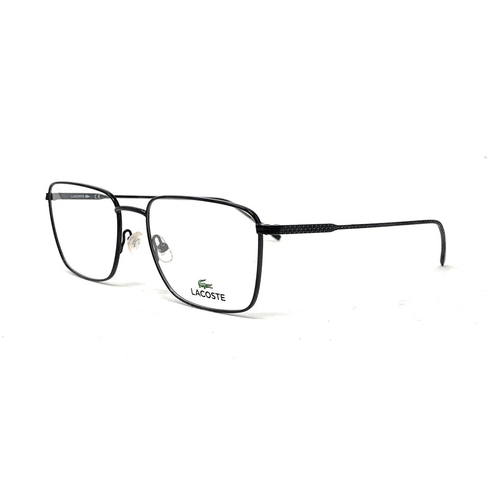 Authentic LACOSTE Men's‎ Eyeglasses Frame L2245 001 Shiny Black Metal 55mm